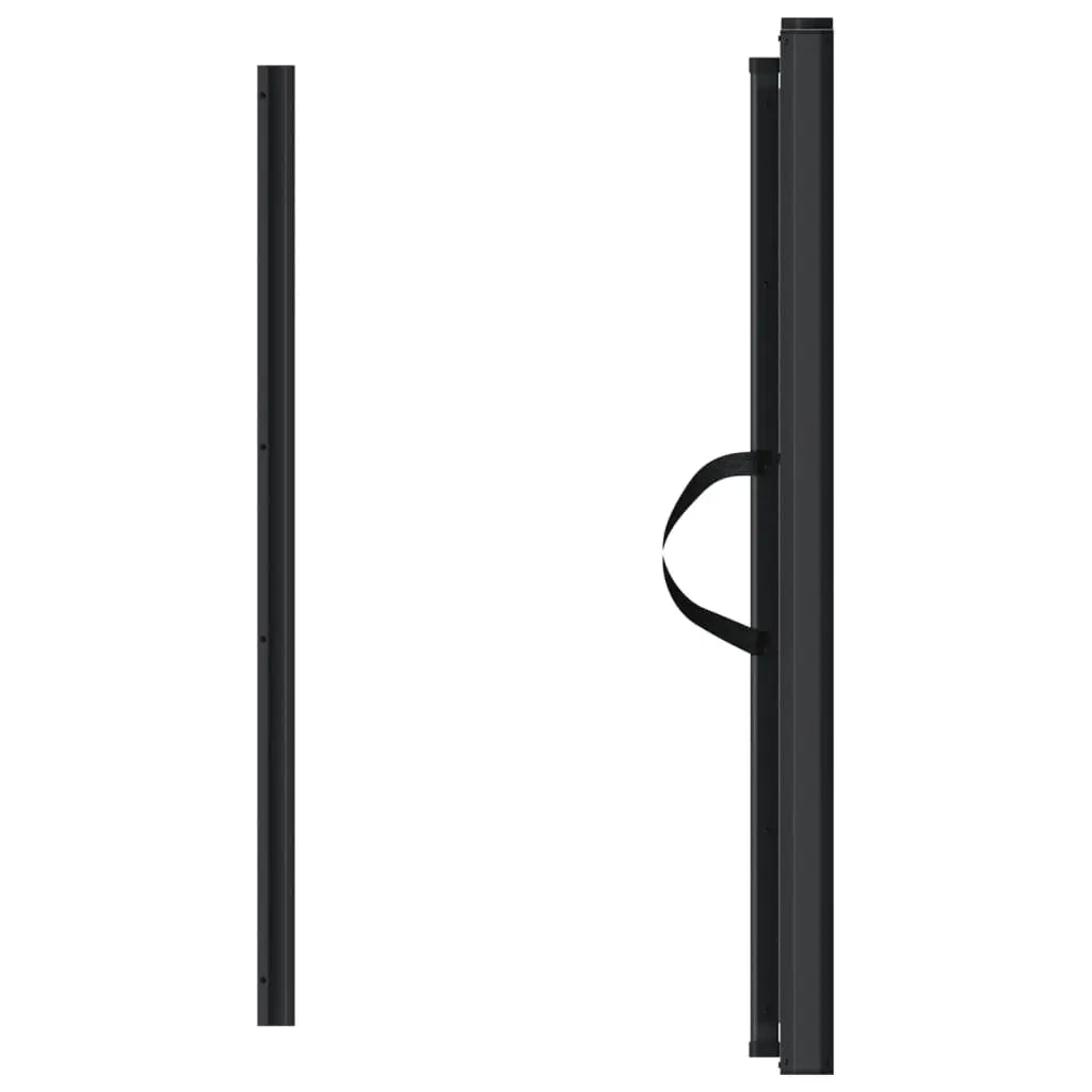 Retractable Dog Gate - 125 cm Wide, Powder-Coated Iron
