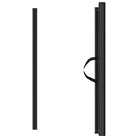 Retractable Dog Gate - 125 cm Wide, Powder-Coated Iron