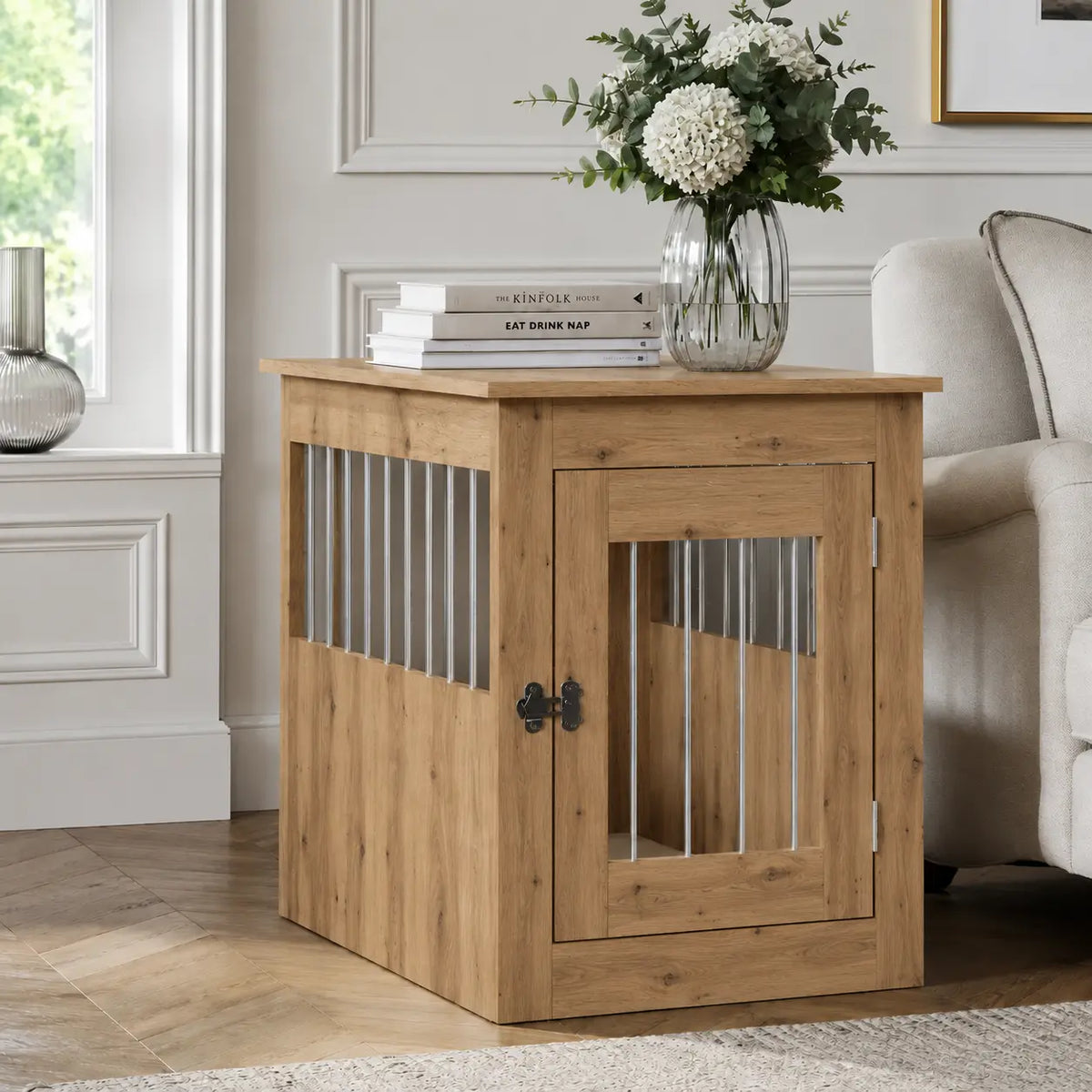 Dog Crate Furniture - Engineered Wood Side Table