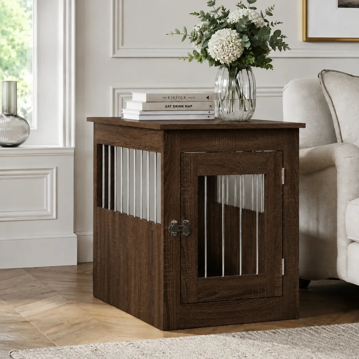 Dog Crate Furniture - Engineered Wood Side Table