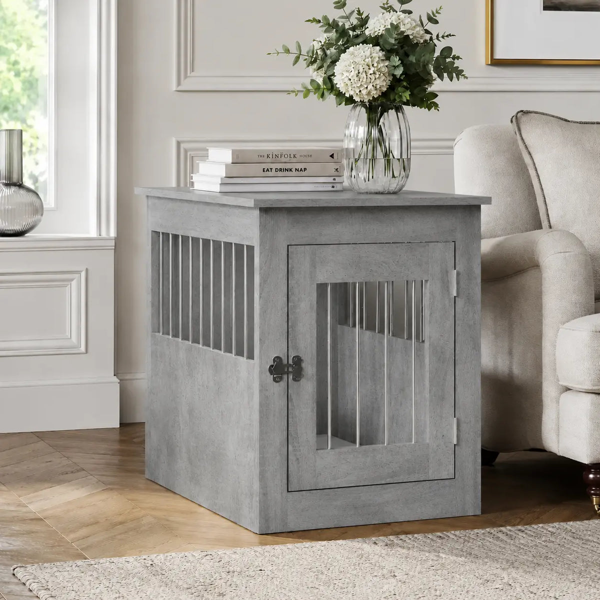 Dog Crate Furniture - Engineered Wood Side Table