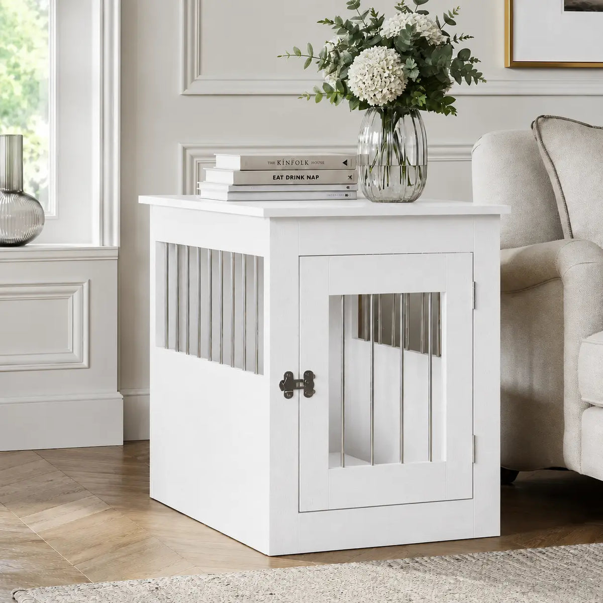Dog Crate Furniture - Engineered Wood Side Table